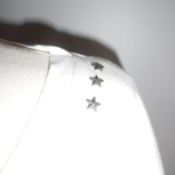 Replay Maestro American Flag Eagle Star Cotton Oversized Embroidered T-shirt Top - Picture 8 of 13